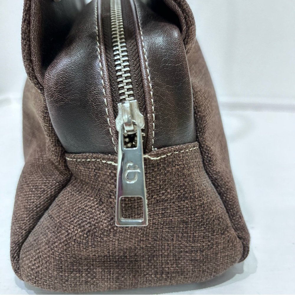 MATT & NAT Women’s Brown Canvas Brown‎ Vegan Leather Handbag, Metal Stud Detail - Picture 10 of 13